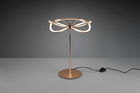 Lampa de masa Charivari, TRIO, 41x50 cm, 26W, 1x SMD LED, metal, bronz mat