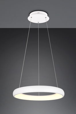 Lustra Cardona, TRIO, 62x150 cm, 38W, 1x SMD LED, metal, alb mat