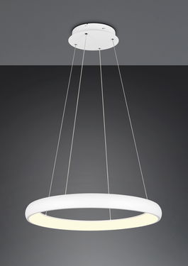 Lustra Cardona, TRIO, 75x150 cm, 59W, 1x SMD LED, metal, alb mat