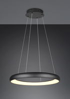 Lustra Cardona, TRIO, 75x150 cm, 59W, 1x SMD LED, metal, negru mat