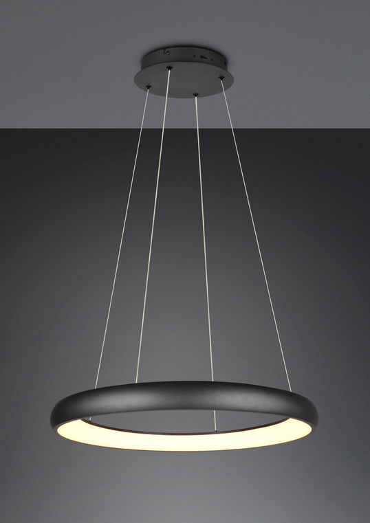 Lustra Cardona, TRIO, 75x150 cm, 59W, 1x SMD LED, metal, negru mat