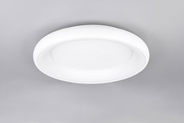 Plafoniera Cardona, TRIO, 62x10 cm, 38W, 1x SMD LED, metal, alb mat