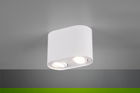Plafoniera Cookie, TRIO, 17.8x9.6x12.5 cm, 35W, 2x GU10, metal, alb mat