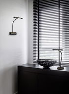 Aplica de perete Curtis, TRIO, 18x35 cm, 4W, 1x SMD LED, metal, negru mat
