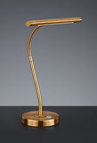 Lampa de masa Curtis, TRIO, 18x35 cm, 4W, 1x SMD LED, metal, bronz antic