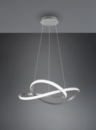 Lustra Course, RL, 60x150 cm, 27W, 1x SMD LED, metal, argintiu