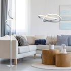 Lampadar Course, RL, 20.5x20.5x145 cm, 11W, 1x SMD LED, metal, argintiu