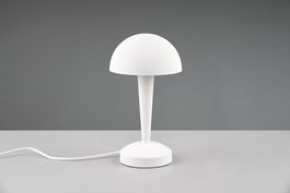 Lampa de masa Canaria, RL, 15x26.5 cm, 40W, 1x E14, metal, alb mat