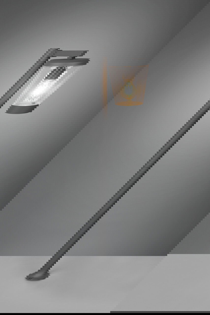 Lampadar de exterior Cavado, TRIO, 16x27x100 cm, 40W, 1x E27, aluminiu, antracit