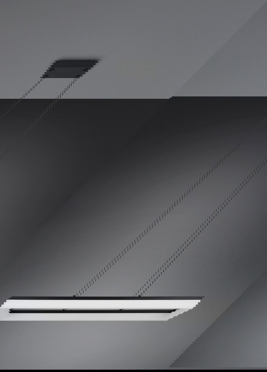 Lustra Camino, RL, 70x20x150 cm, 27W, 1x SMD LED, plastic, negru mat