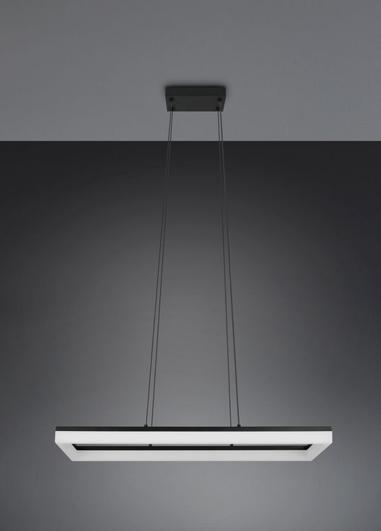 Lustra Camino, RL, 70x20x150 cm, 27W, 1x SMD LED, plastic, negru mat