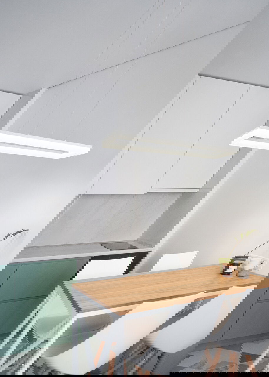 Lustra Camino, RL, 70x20x150 cm, 27W, 1x SMD LED, plastic, alb mat