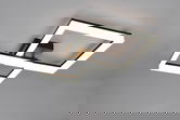 Plafoniera Camino, RL, 62x46.5x12.5 cm, 22W, 1x SMD LED, plastic, negru mat