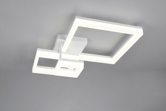 Plafoniera Camino, RL, 65x46.5x17.5 cm, 32W, 1x SMD LED, plastic, alb mat