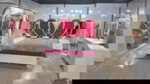 Dormitor complet Royal rosu saltea inclusa 180x200cm