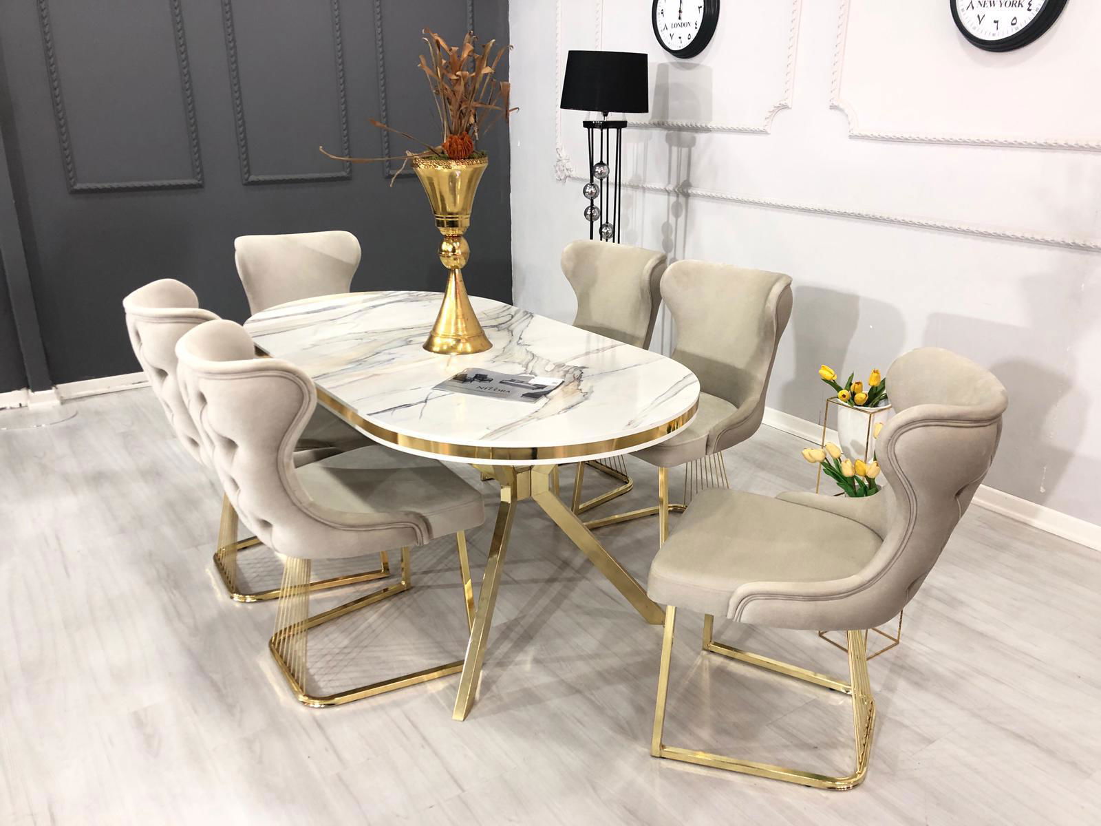 Set stella masa+ 6 scaune