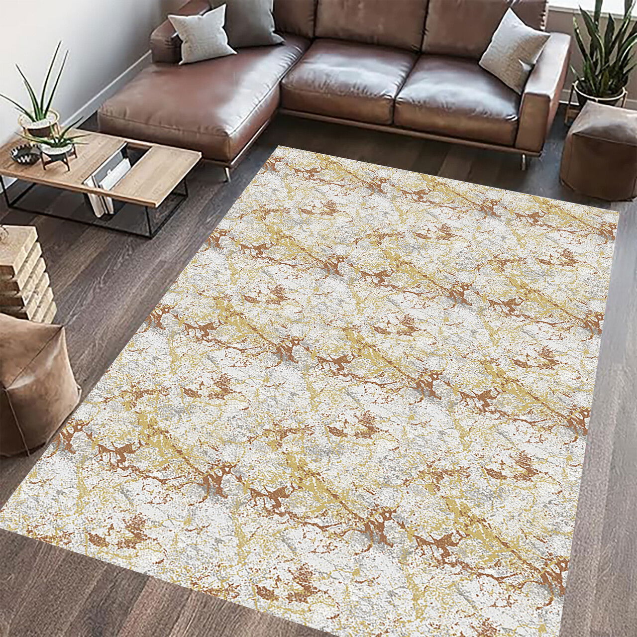 Covor cu print, Oak, Heinner, 160x230 cm, poliester, multicolor