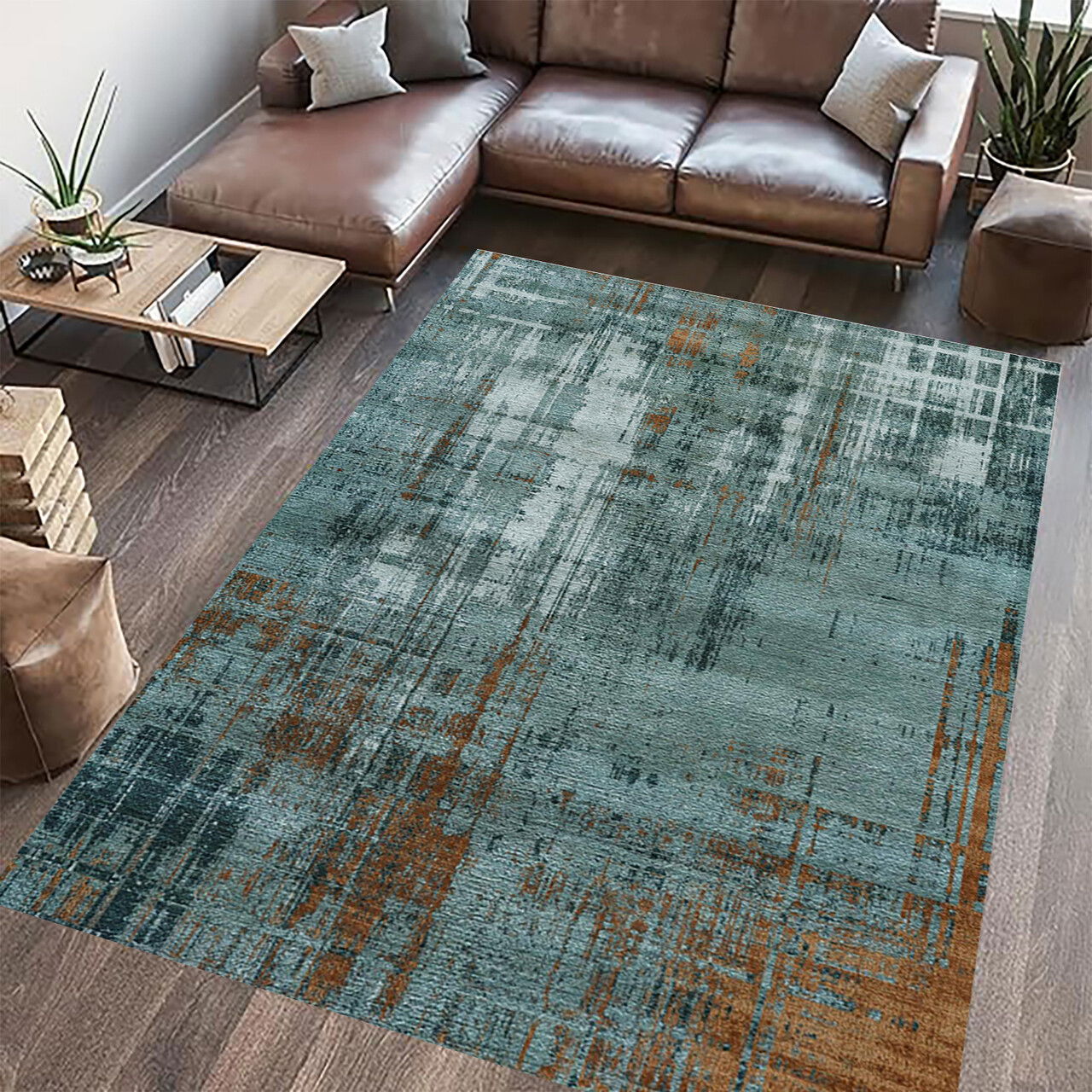 Covor cu print, Mist, Heinner, 200x300 cm, poliester, multicolor