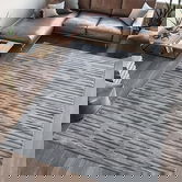 Covor 3D cu model in relief, Oliver, Heinner, 200x300 cm, poliester, gri