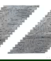 Covor 3D cu model in relief, Vista, Heinner, 120x160 cm, poliester, gri