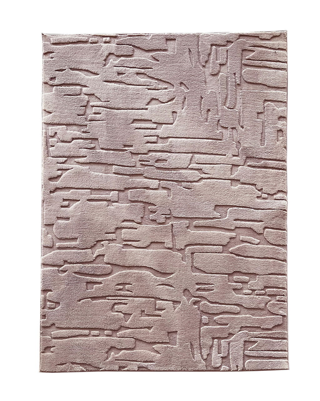Covor 3D cu model in relief, Vista, Heinner, 120x160 cm, poliester, maro