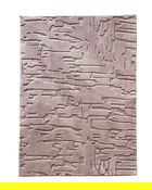 Covor 3D cu model in relief, Vista, Heinner, 120x160 cm, poliester, maro