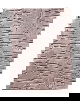 Covor 3D cu model in relief, Vista, Heinner, 120x160 cm, poliester, maro