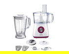Robot de bucatarie Charm, Heinner, 750W, 1.2L/1.8L, alb/visiniu
