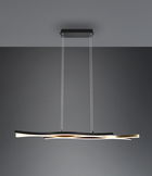 Lustra Blaze, TRIO, 107.5x15.5x150 cm, 35W, 1x SMD LED, metal, bronz/negru