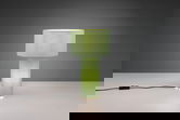 Lampa de masa Bale, TRIO, 24x40 cm, 10W, 2x E27, textil, verde