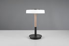 Lampa de masa Celeste, TRIO, 22x35 cm, 10W, 1x SMD LED, metal, negru/alb