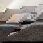 Cuvertura matlasata Aurum, Homla, 220x240 cm, poliester, negru