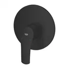 Baterie dus incastrata Grohe Eurosmart negru mat fara corp ingropat