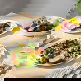 Serviciu de masa 18 piese, Bloom, Ambition, opal, multicolor