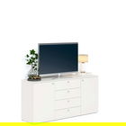 Comoda ARONA 150, A42, H74, 2U4S, Alb Portelan