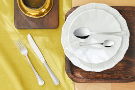 Set tacamuri 60 piese Haydn, Amefa, 6 persoane, inox 18/10, argintiu