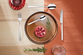 Set tacamuri 24 piese Manille, Amefa, 6 persoane, inox 18/0, argintiu