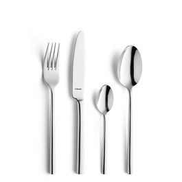 Set tacamuri 24 piese Amefa, Colorado, inox, argintiu