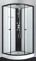 Cabina de dus completa RELOAD, semirotunda, fara plafon, 90x90x232cm - PS16B