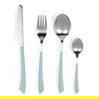 Set tacamuri 24 piese, Luigi Ferrero Norsk FR-2431CS, inox, albastru deschis