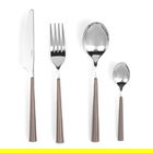 Set tacamuri 24 piese, Luigi Ferrero Norsk FR-2441CS, inox, maro deschis