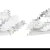 Scurgator de vase + tava, Luigi Ferrero FR-5535AL-T, 55.5x35.2x27.3 cm, aluminiu, transparent
