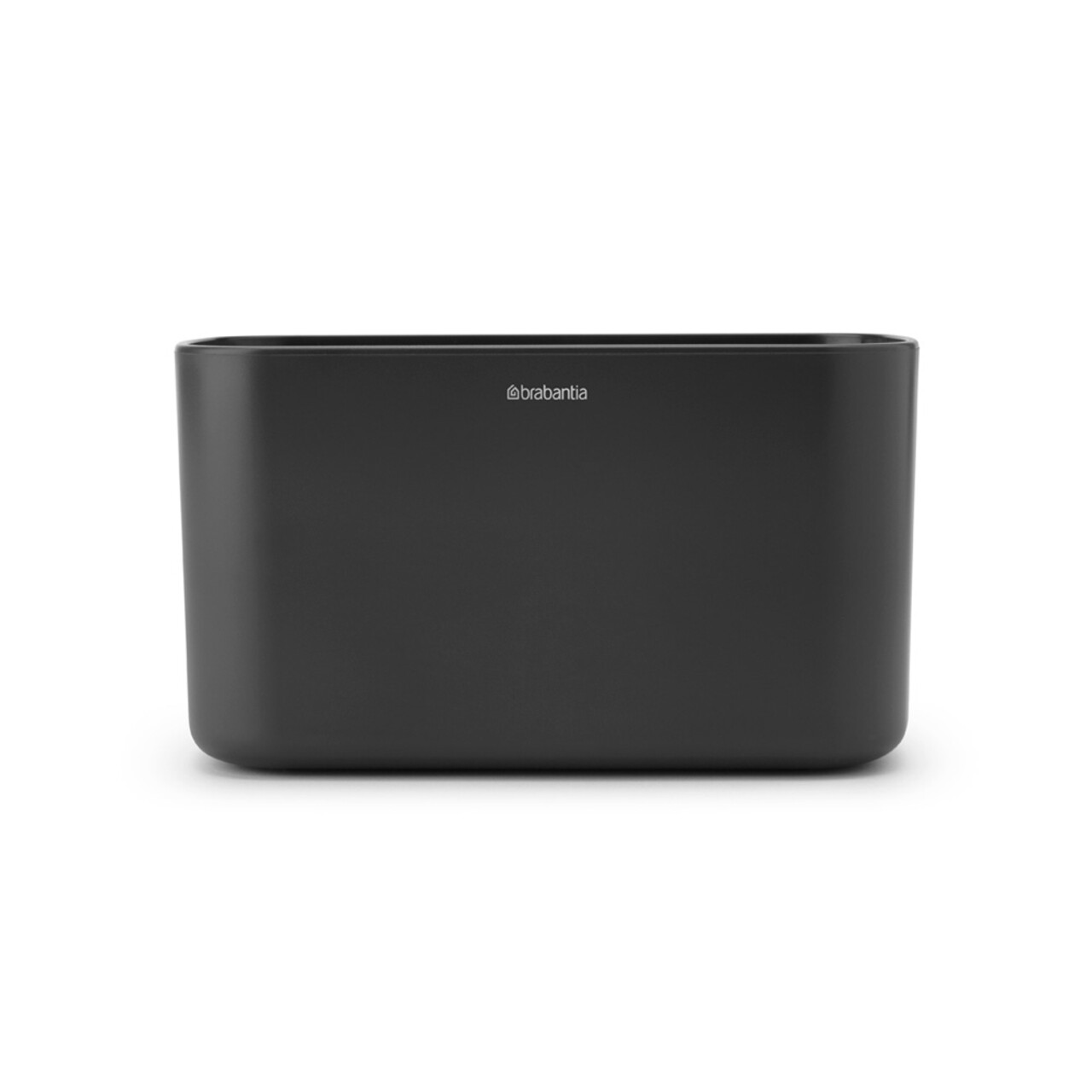 Organizator pentru accesorii baie, Brabantia, Caddy Dark Grey, 19.7x9.8x11 cm, polipropilena, gri inchis