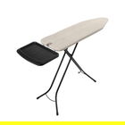 Masa de calcat, Brabantia B, Denim Grey, 124x38 cm, 7 pozitii de reglare, cu suport statie de calcat, otel/bumbac