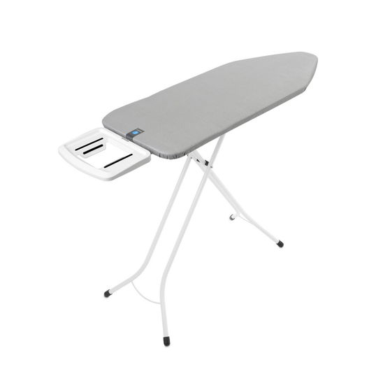 Masa de calcat, Brabantia C, Metallised, 124x45 cm, 7 pozitii de reglare, otel/bumbac