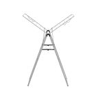 Uscator de rufe, Brabantia, Hangon Metallic, 15 m capacitate de uscare, otel, gri metalizat