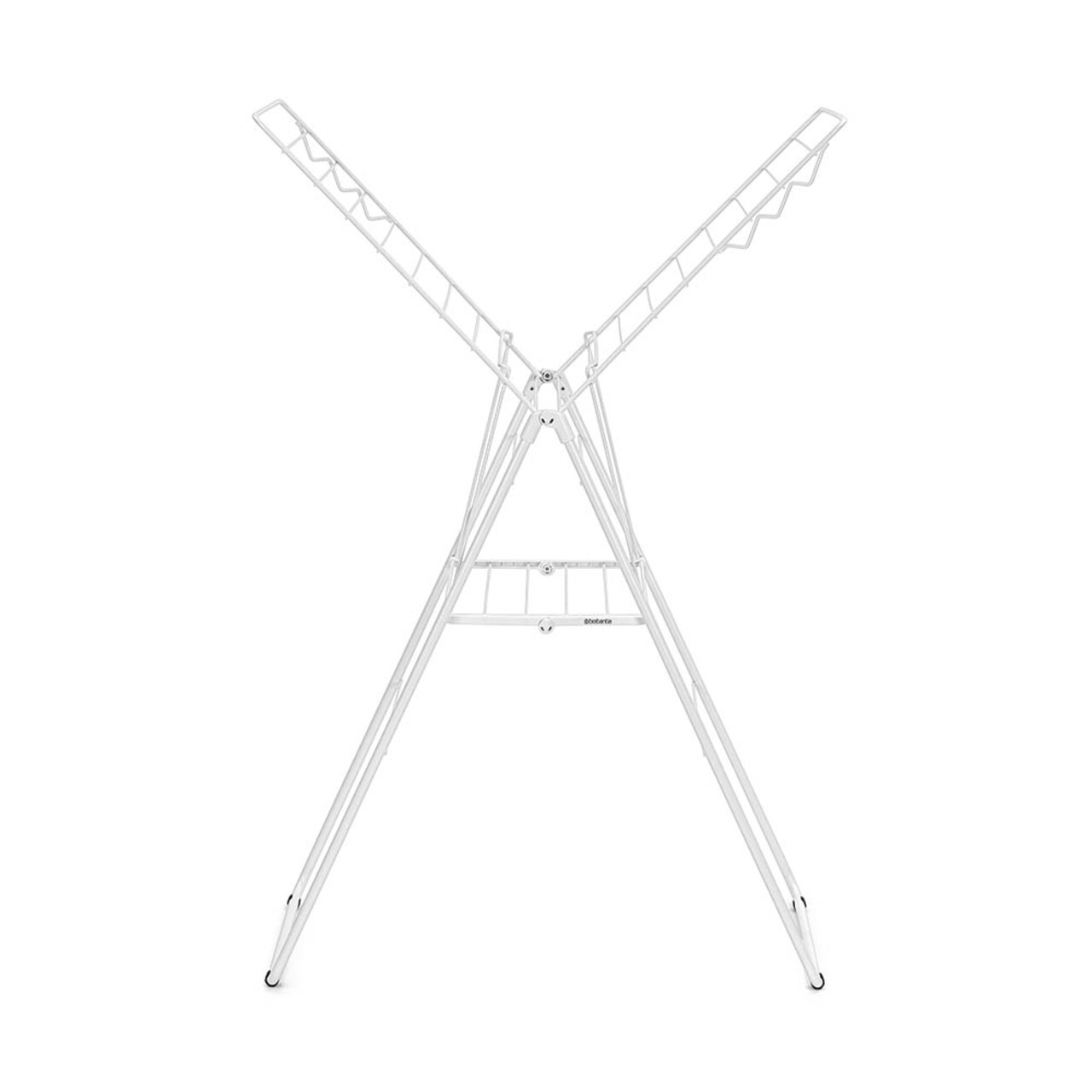 Uscator de rufe, Brabantia, Hangon Fresh, 20 m capacitate de uscare, otel, alb