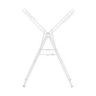 Uscator de rufe, Brabantia, Hangon Fresh, 20 m capacitate de uscare, otel, alb