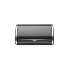 Cutie pentru paine, Brabantia, Roll Top, 31.6x26.5x17.3 cm, otel, negru mat