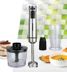 Blender de mana Heinner, 1000W, argintiu